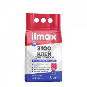 Растворная смесь сухая клеевая облицовочная Ilmax 3100,5 кг, РБ