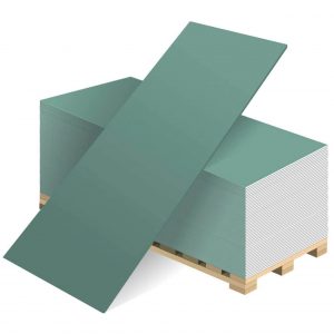 Гипсокартон влагостойкий ВОЛМА 2500х1200х9,5, РФ