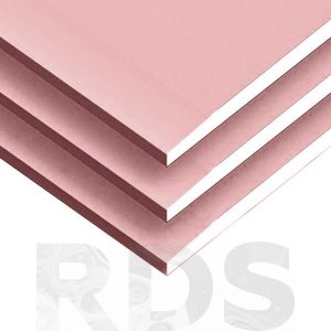 Гипсокартон влагоогнестойкий ВОЛМА 2500х1200х12,5, РФ