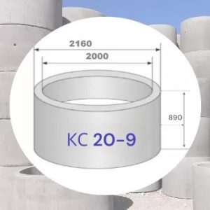 Кольцо стеновое КС 20-9, РФ