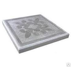 Плитка тротуарная "Краков" 30*30*3 см, серая