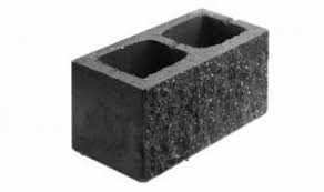 Камень дек. заборный угловой (ломанный) 390*190*190 влагост., черный, РБ