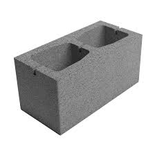 Камень дек. заборный угловой (ломанный) 390*190*190 влагост. серый, РБ