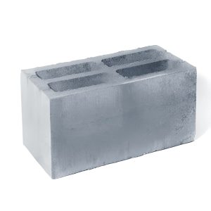 Камни бетонные стеновые 1КБОР-МЦП М4.2.2 (390х190х190мм)