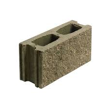 Камень бетонный рядовой  лицевой 390*140*190 цветной, РБ