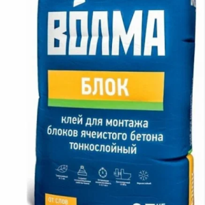 Смесь сухая цементная монтажная F35 "ВОЛМА-Блок", 25 кг, РФ